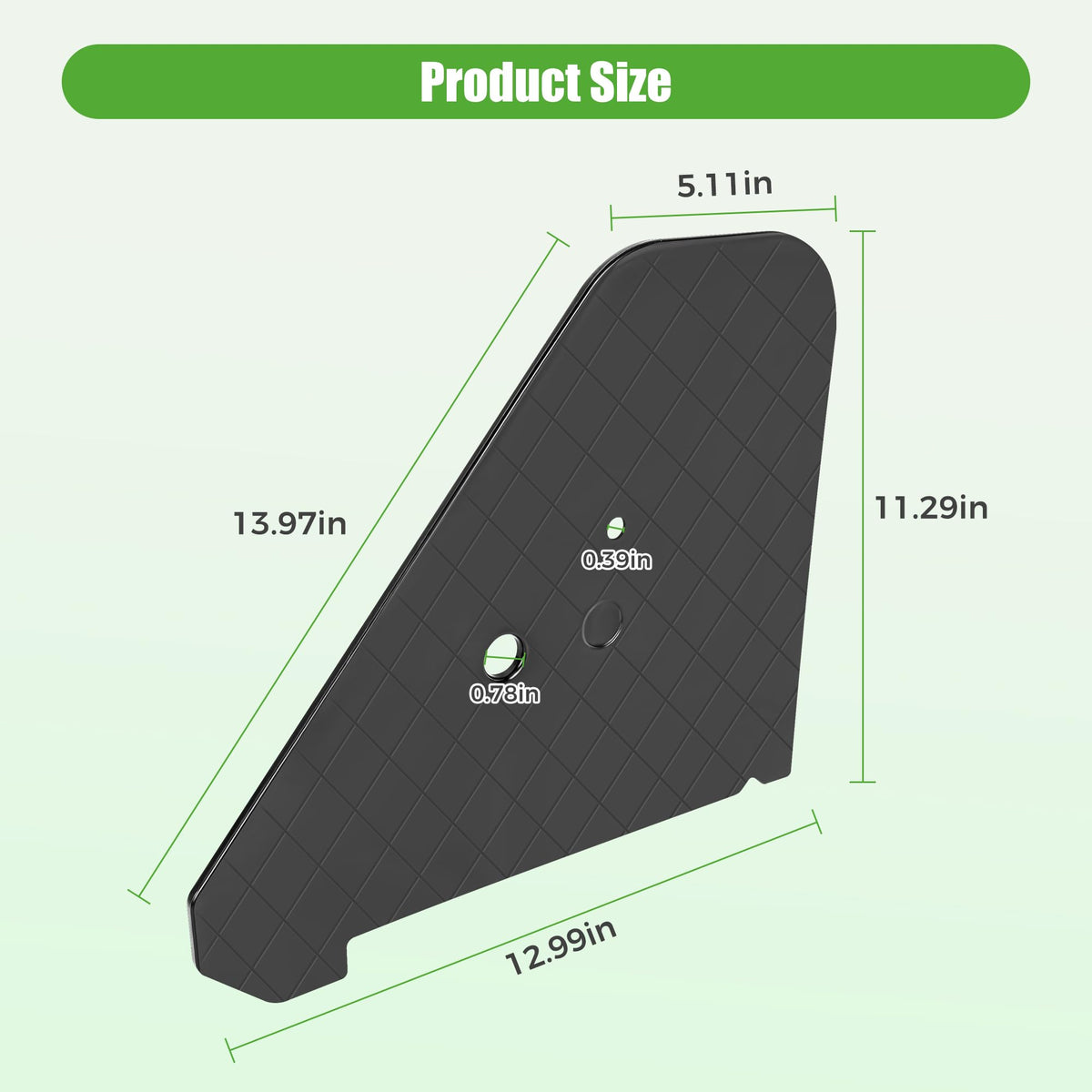 10L0L Club Car Precedent fit plate for interior upgrade.