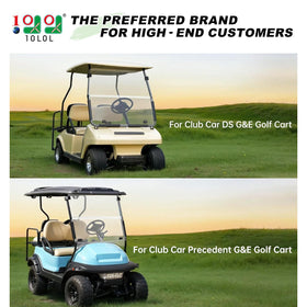 10L0L Clip Kit fits Club Car Precedent 1-inch square struts for secure mounting
