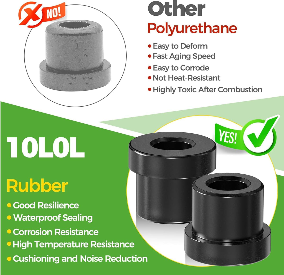 10L0L Club Car Precedent front arm replacement kit designed for 2004-up models.