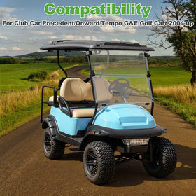 10L0L Club Car Precedent front shock assembly ensures better bump absorption