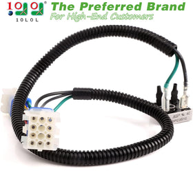 10L0L Club Car Precedent gas harness installation enables easy wiring upgrades.
