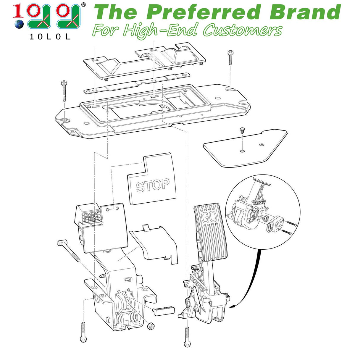 10L0L brake release demonstrates compatibility with Club Car Precedent