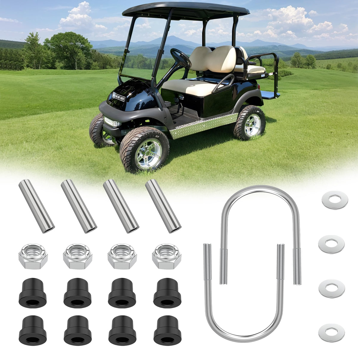 10L0L fits Club Car Precedent and Onward models for easy upgrading.