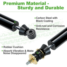 10L0L Club Car Precedent rear shock assembly for stability and comfort