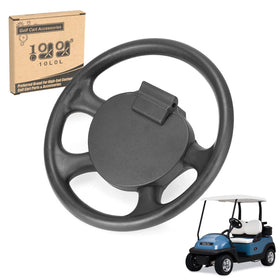 10L0L Club Car Precedent scorecard holder on the steering wheel for real-time scoring