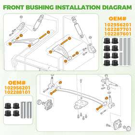 10L0L Club Car Precedent stainless sleeves ensure precise fit.