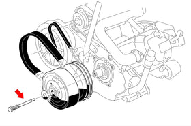 10L0L clutch puller threads lubricated for smoother operation.