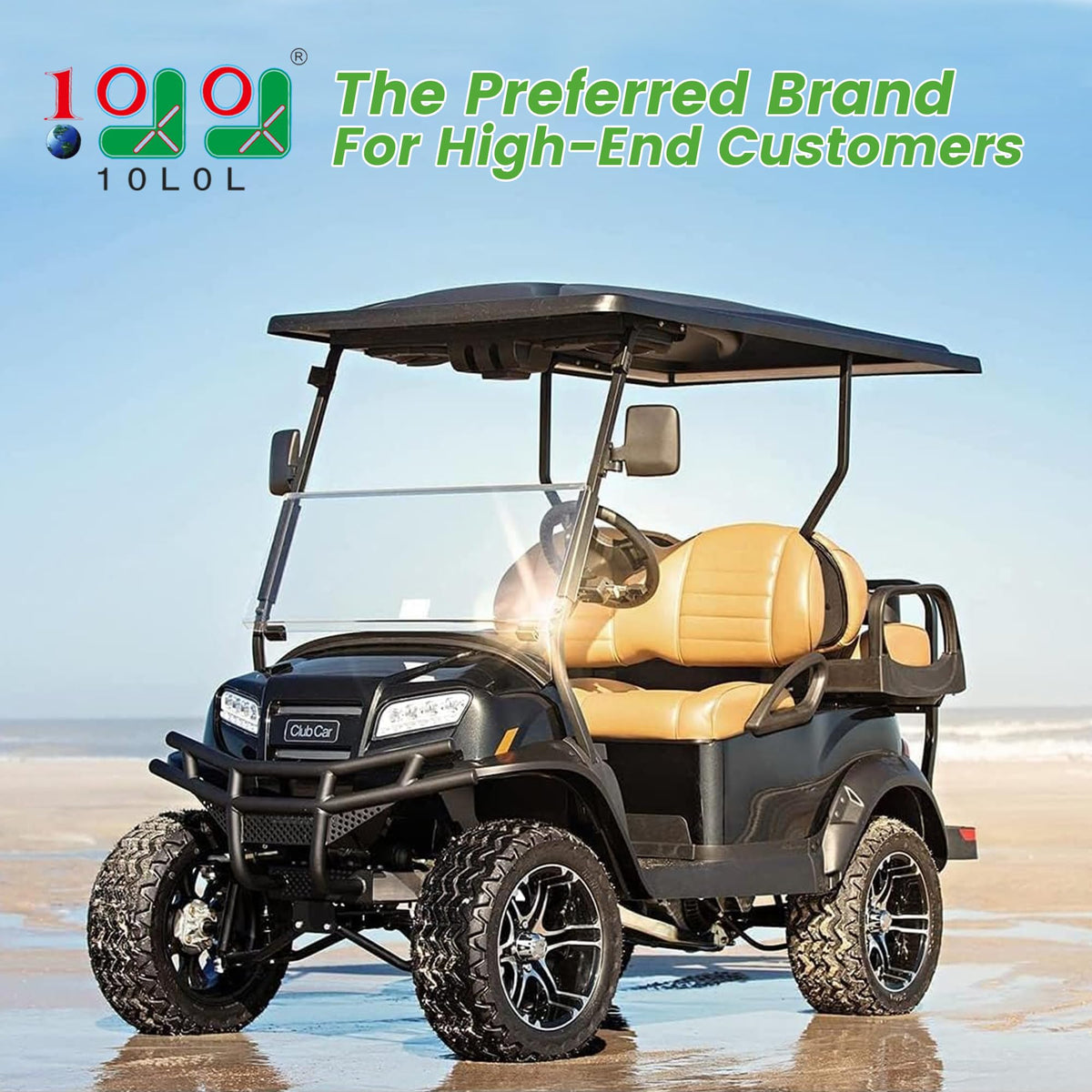 10L0L Club Car speed magnet rear view showcases compact design for reliable performance.