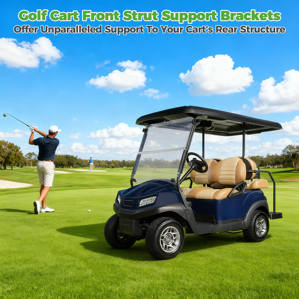 10L0L Club Car Tempo compatible brackets designed for clean, straightforward installation.