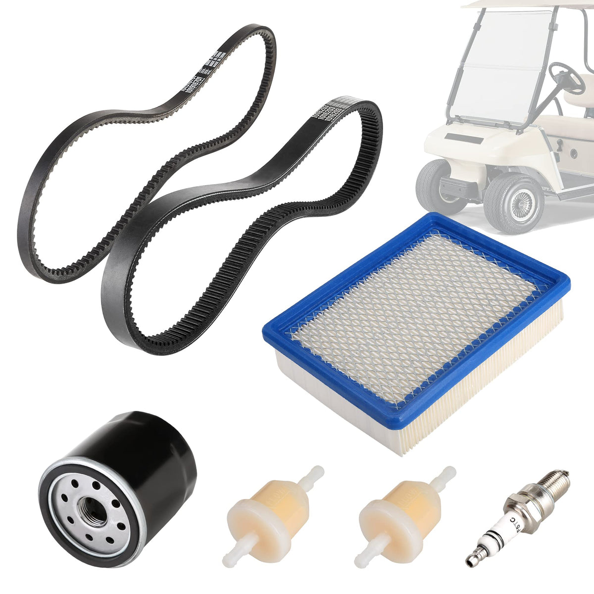 10L0L generator belt for Club Car DS supports smooth operation