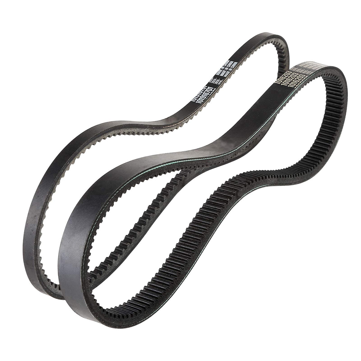 10L0L clutch drive belt kit for Club Car Precedent demonstrates OEM replacement fit