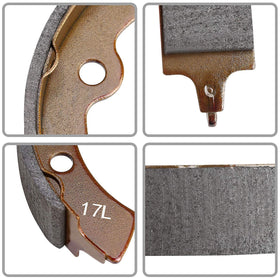 10L0L Columbia Par Car brake shoes kit; fits manual adjust carts from 1986-1994.