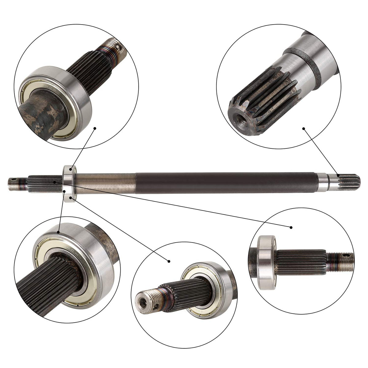 Columbia Par Car rear axle shaft compatible model 1996–1999.