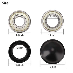 10L0L commutator bearing close-up with OEM 93306-204X0 reference