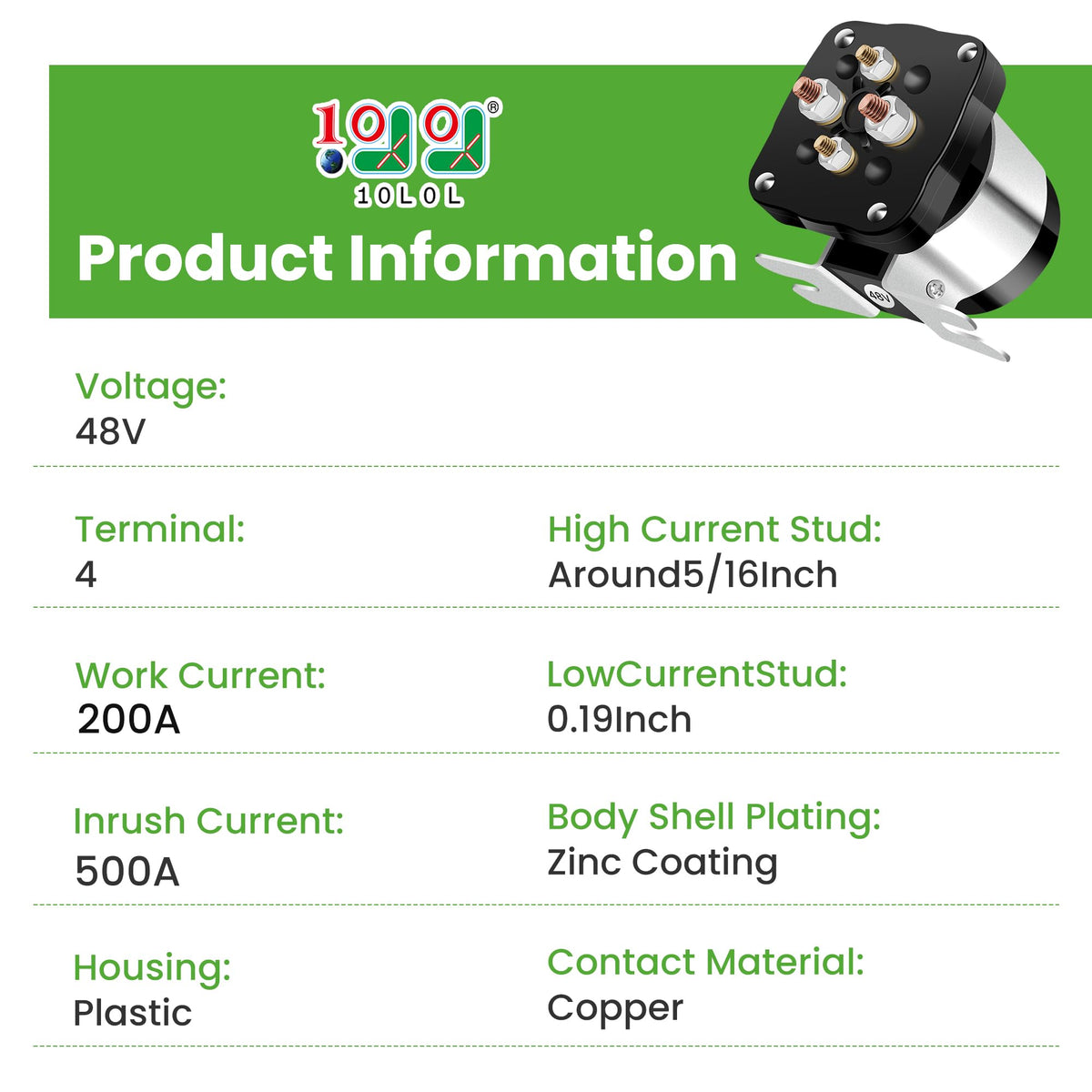 10L0L compatibility with Yamaha 1996-2002 carts for smooth starts.