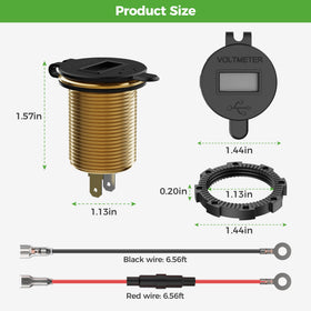 10L0L compatible with Club Car, EZGO, Yamaha golf carts.