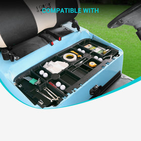 Compatible with Club Car Precedent 48V, 10L0L tray fits original Trojan battery