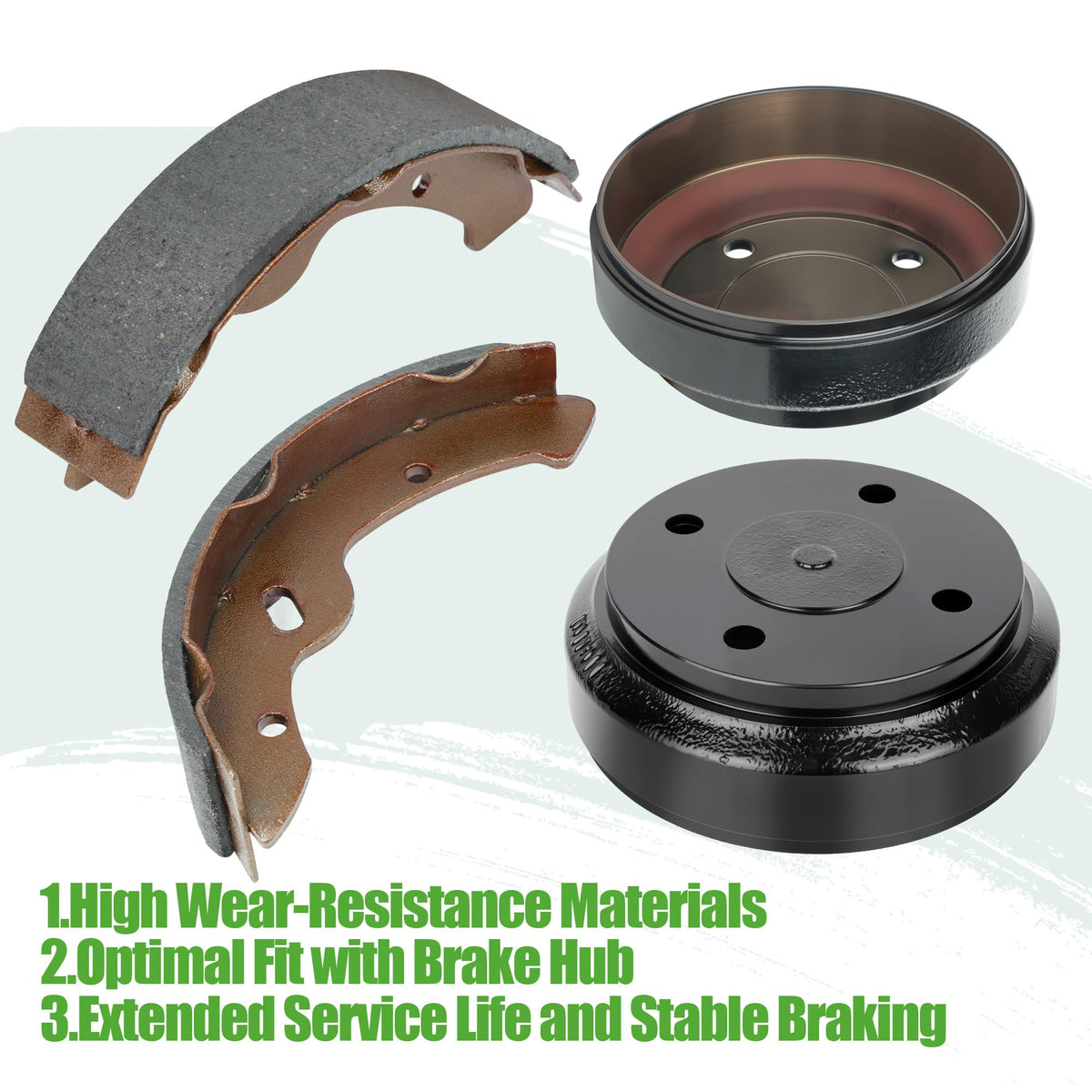 10L0L complete brake kit package ready for a full axle service.