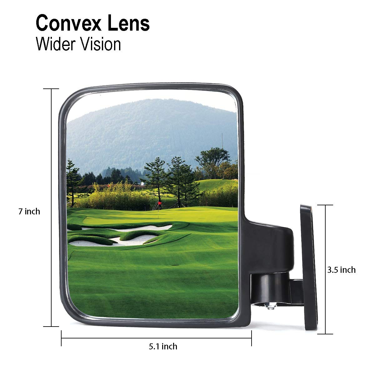 180-degree adjustable joint lets you target the best angle quickly