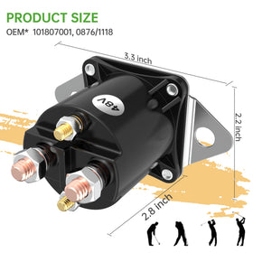 Copper contact and durable construction support long-lasting operation
