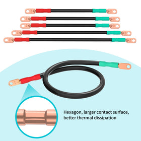 10L0L Copper-core lugs ensure strong connections and low resistance.