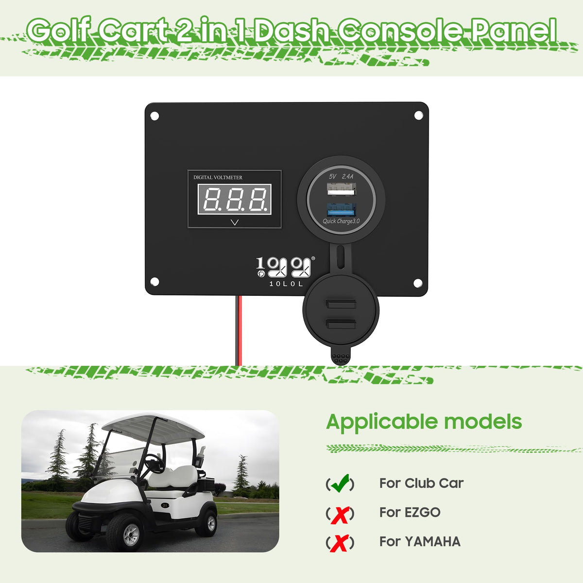 10L0L corrosion-resistant dash panel protecting internal components