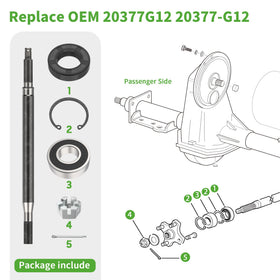 10L0L cotter pin with bearings for secure rear axle upgrade