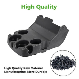 10L0L EZGO RXV cup holder durable solid plastic close-up