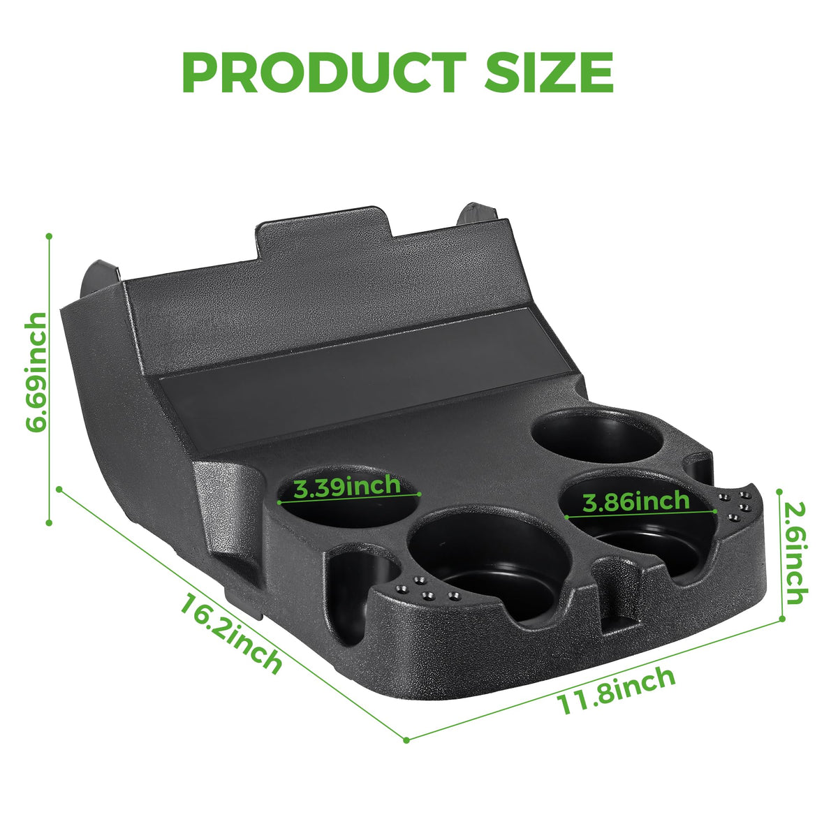 10L0L EZGO RXV cup holder matte black aesthetic