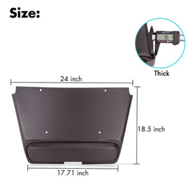 10L0L cushman-commander-front-guard enhances cart protection and fit
