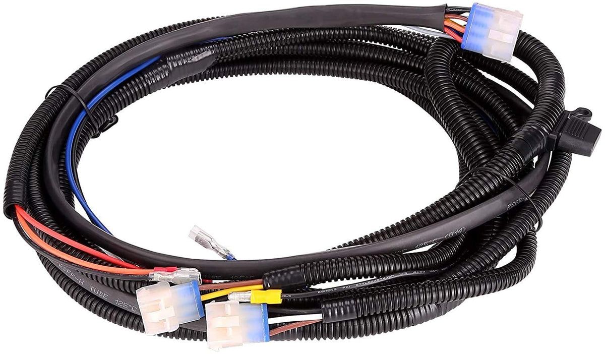 Dash-to-rear wiring guide for non-plug-in installations