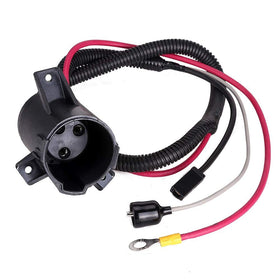 10L0L DC receptacle close-up shows durable connectors for longevity.