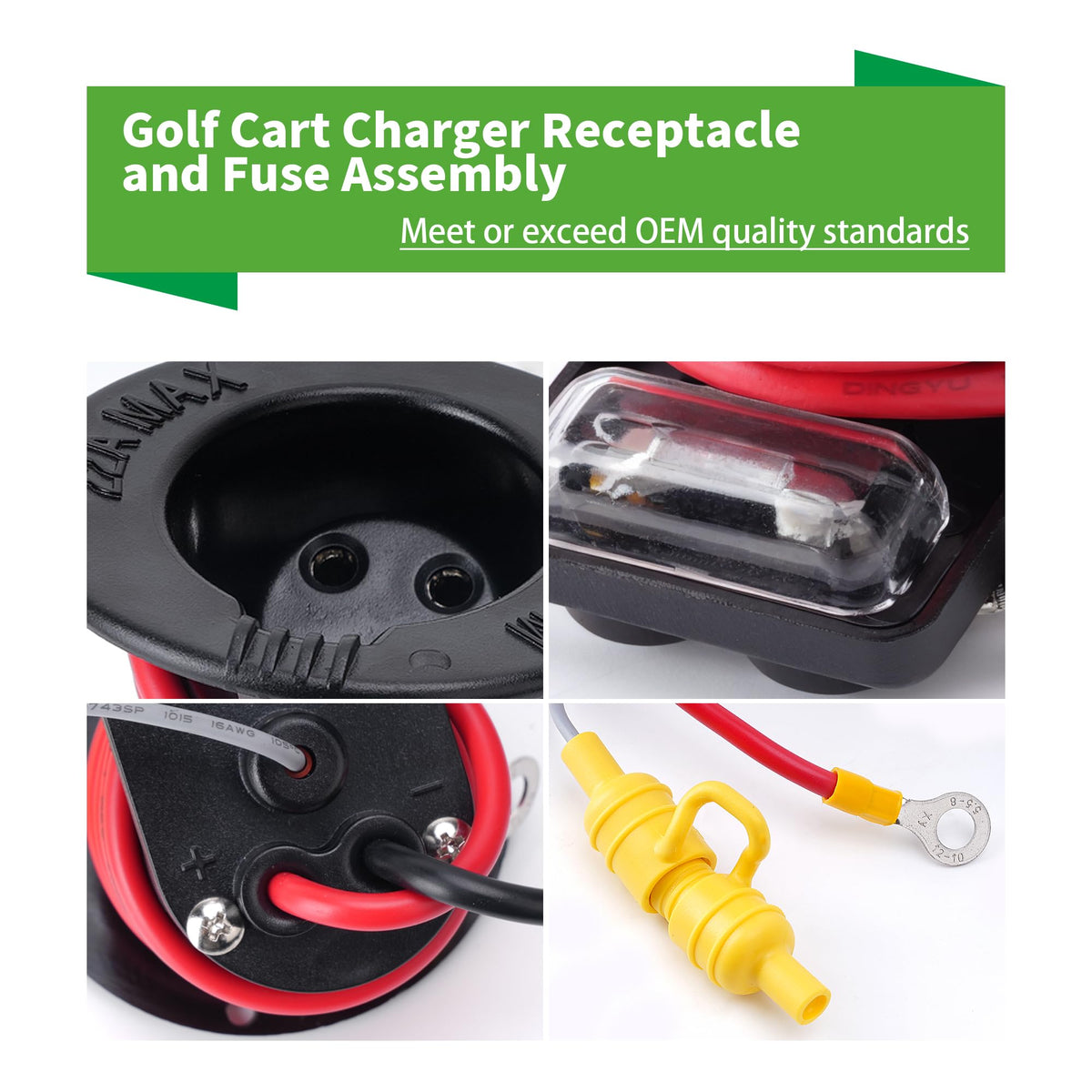 10L0L DC receptacle replacement kit ready for easy field swap.