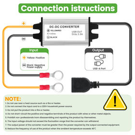 10L0L DC-DC fuse protection close-up, showcasing built-in safeguards.