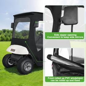 10L0L bottom hooks provide secure fit against wind