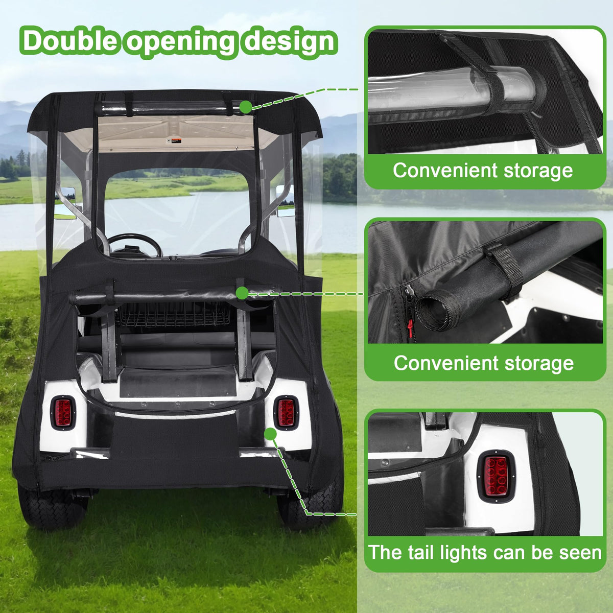 10L0L rear-view enclosure with taillight window supports visibility