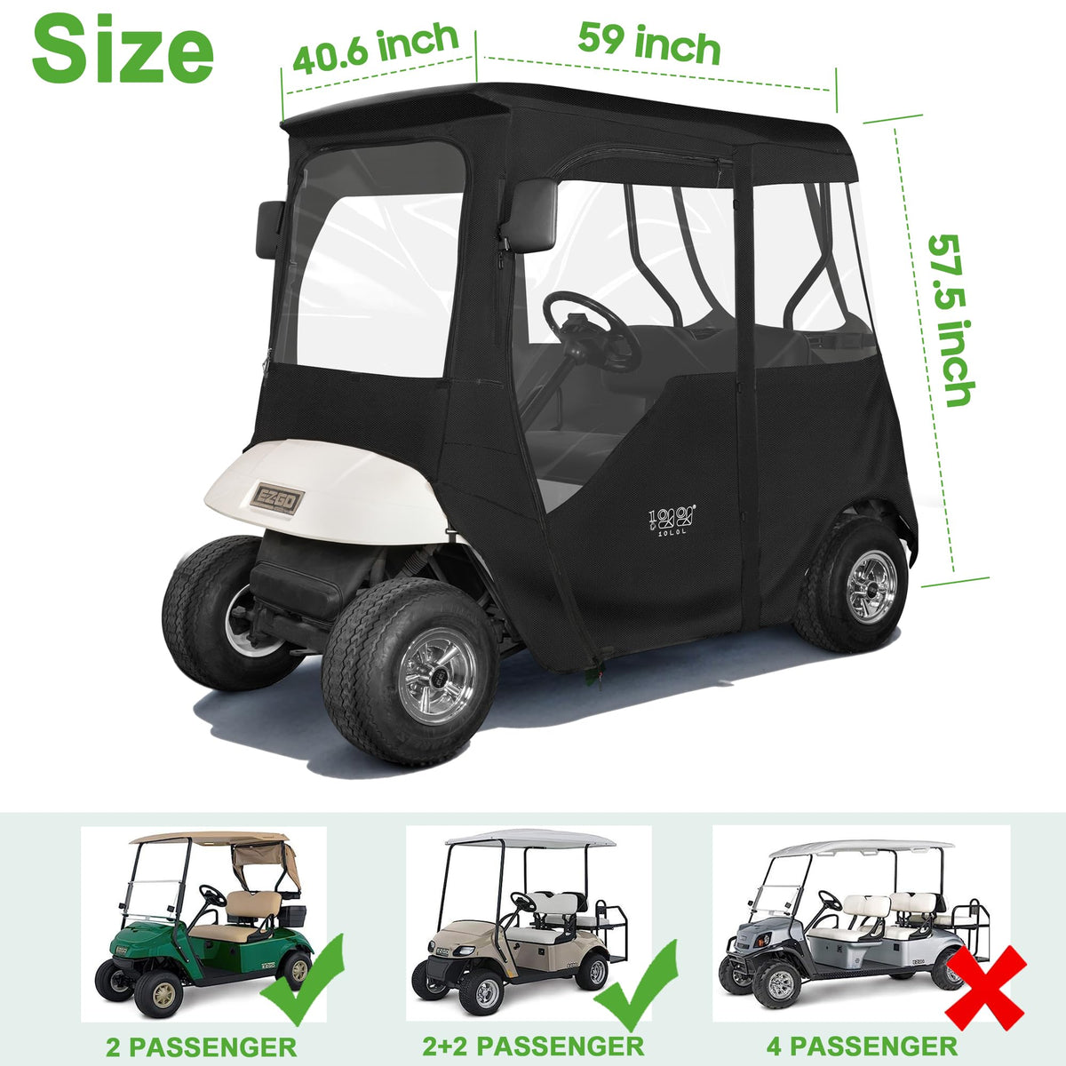 10L0L two-door zipper access for easy in-out
