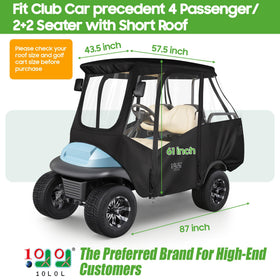 10L0L deluxe 600D cover provides durable rain protection with clear windows