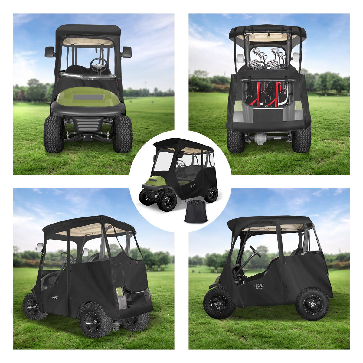 10L0L Deluxe enclosure easy on/off with tool-free installation.