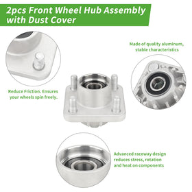 10L0L Deluxe front bearing assembly enhances durability and smooth operation.
