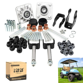 10L0L Deluxe front end repair kit assembly for Club Car Precedent improves steering smoothness