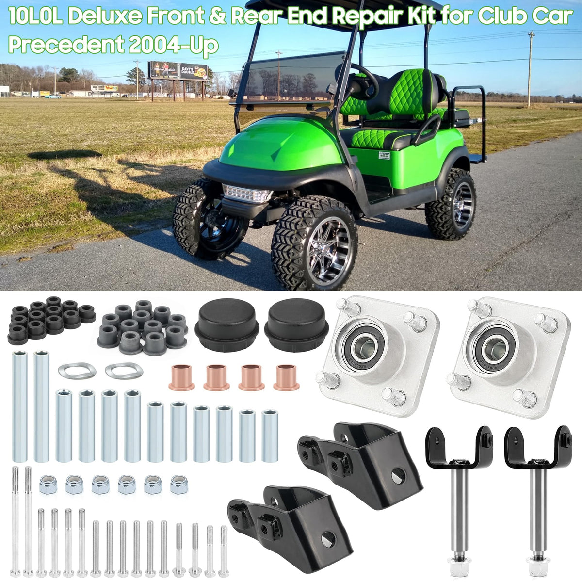 10L0L kingpin assembly for smooth steering and lasting performance.
