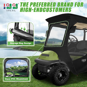 10L0L Deluxe enclosure with mirror openings and visible taillights for street legality.