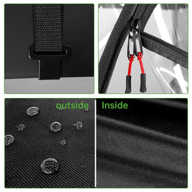 Transparent taillight zones on the 10L0L enclosure enhance visibility