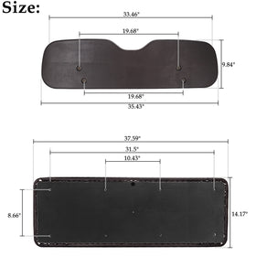 10L0L Deluxe cushion with pre-drilled holes—easy installation.
