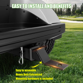 10l0l black powder-coated finish resists rust in outdoor storage