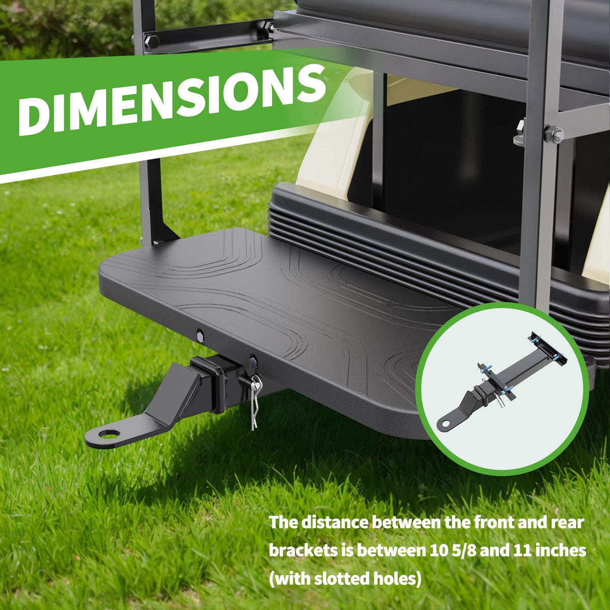 All hardware included in the 10L0L hitch package for quick setup