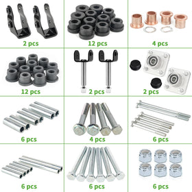 10L0L Deluxe king pin assembly for improved front-end stability.