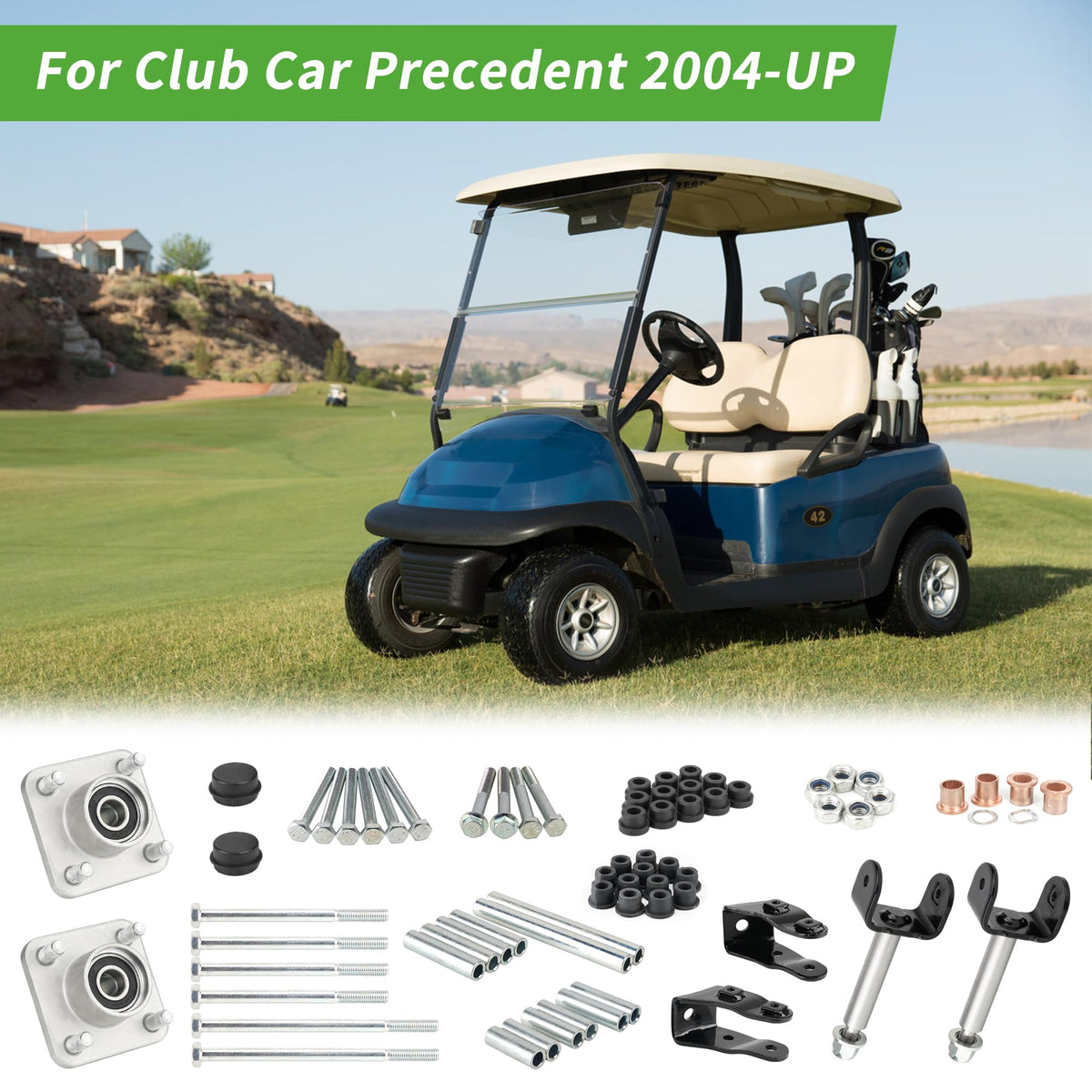 10L0L Deluxe kit box showing comprehensive repair solution for Club Car.