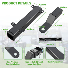 Compatible with square iron-frame rear seats for stable mounting